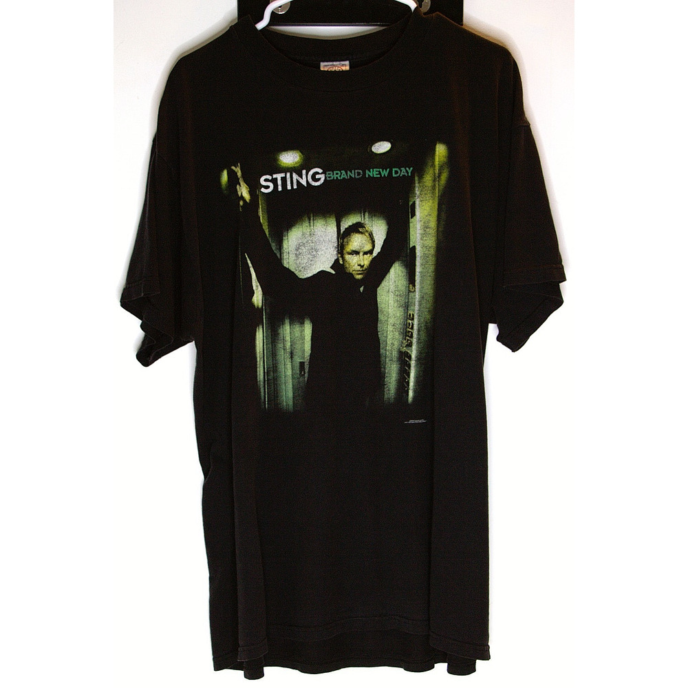 Sting Brand New Day 2000 Tour T-Shirt Black Short Sleeve XL Pre-Loved